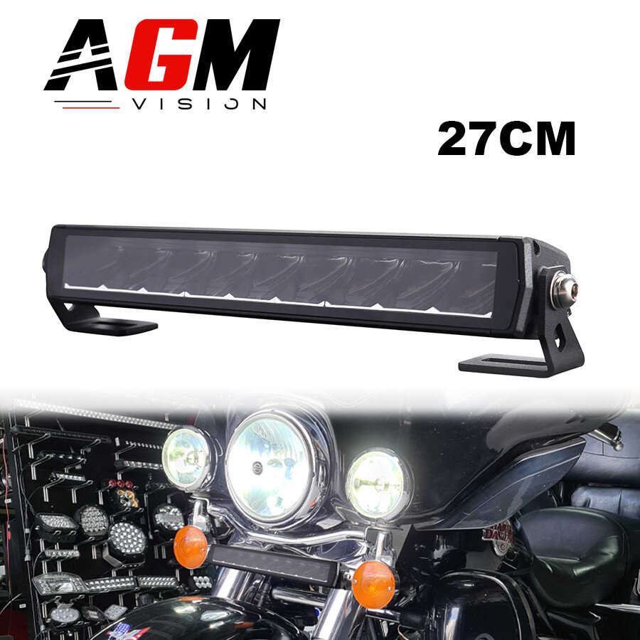 BARRE LED MOTO REFLECTA S6 EVO 27CM - LONGUE PORTÉE - 54 WATTS - 5000 LUMENS BARRE LED MOTO REFLECTA S6 EVO 27CM - LONGUE PORTÉE - 54 WATTS - 5000 LUMENS