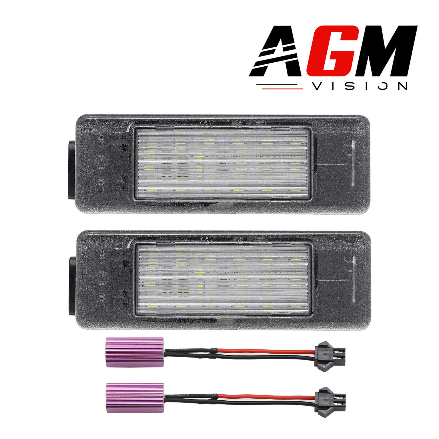 Kit 2 Modules Éclairage LED Plaque d'immatriculation Mercedes - TYPE 4 Kit 2 Modules Éclairage LED Plaque d'immatriculation Mercedes - TYPE 4