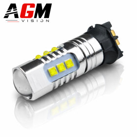 LED Bulb PW24W LOUPE (White) - AGM Vision