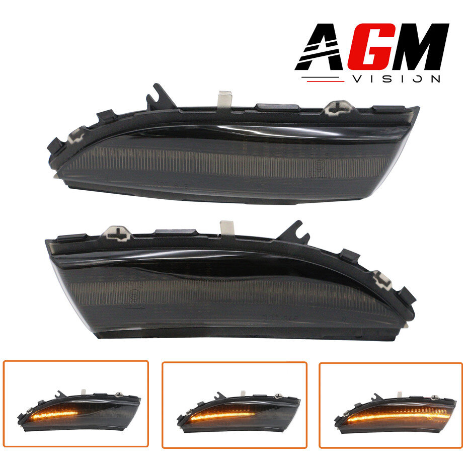 Kit 2 clignotants dynamiques de rétroviseur Renault (noir fumé) – Type 1 Kit 2 clignotants dynamiques de rétroviseur Renault (noir fumé) – Type 1