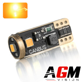 Ampoule LED T10-WY5W ROYAL (Orange) - AGM Vision