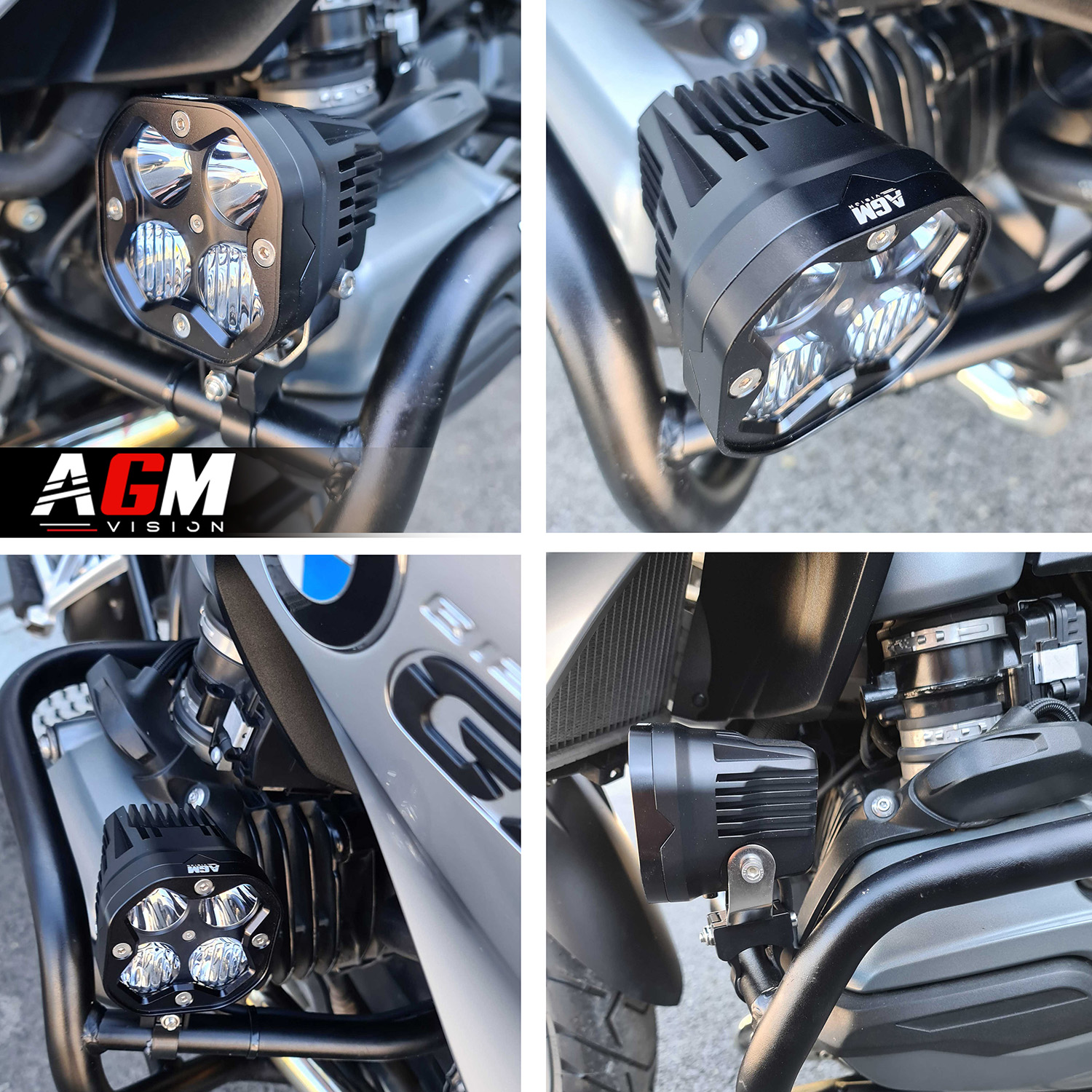 KIT 2 Phares LED Moto Forza X Limit 120w compact premium performant - Moto