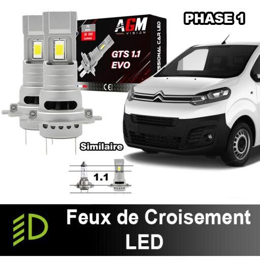 Pack feux de croisement LED Citroën Jumpy - 2016 à 2024 - installation comme à l'origine Pack feux de croisement LED Citroën Jumpy - 2016 à 2024 - installation comme à l'origine