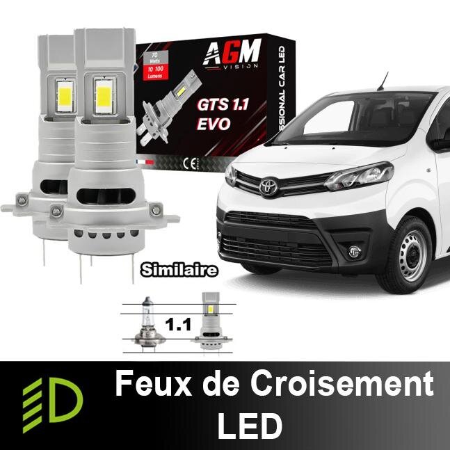 LED-dimlichtset Toyota Proace - 2016 tot 2023 - installatie zoals origineel LED-dimlichtset Toyota Proace - 2016 tot 2023 - installatie zoals origineel