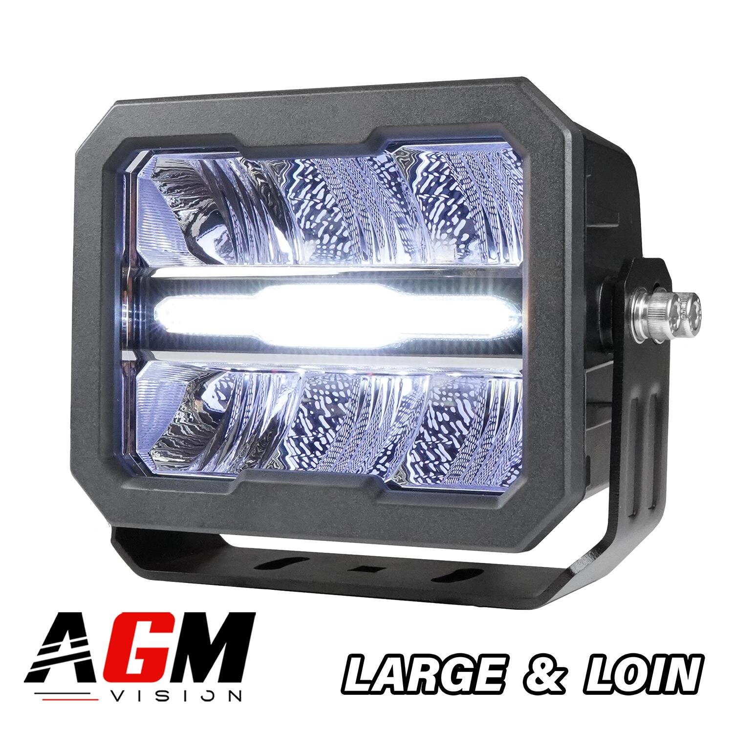 ARTIC F72W Rectangle LED Beacon White & Orange, wide and long-range lighting ARTIC F72W Rectangle LED Beacon White & Orange, wide and long-range lighting