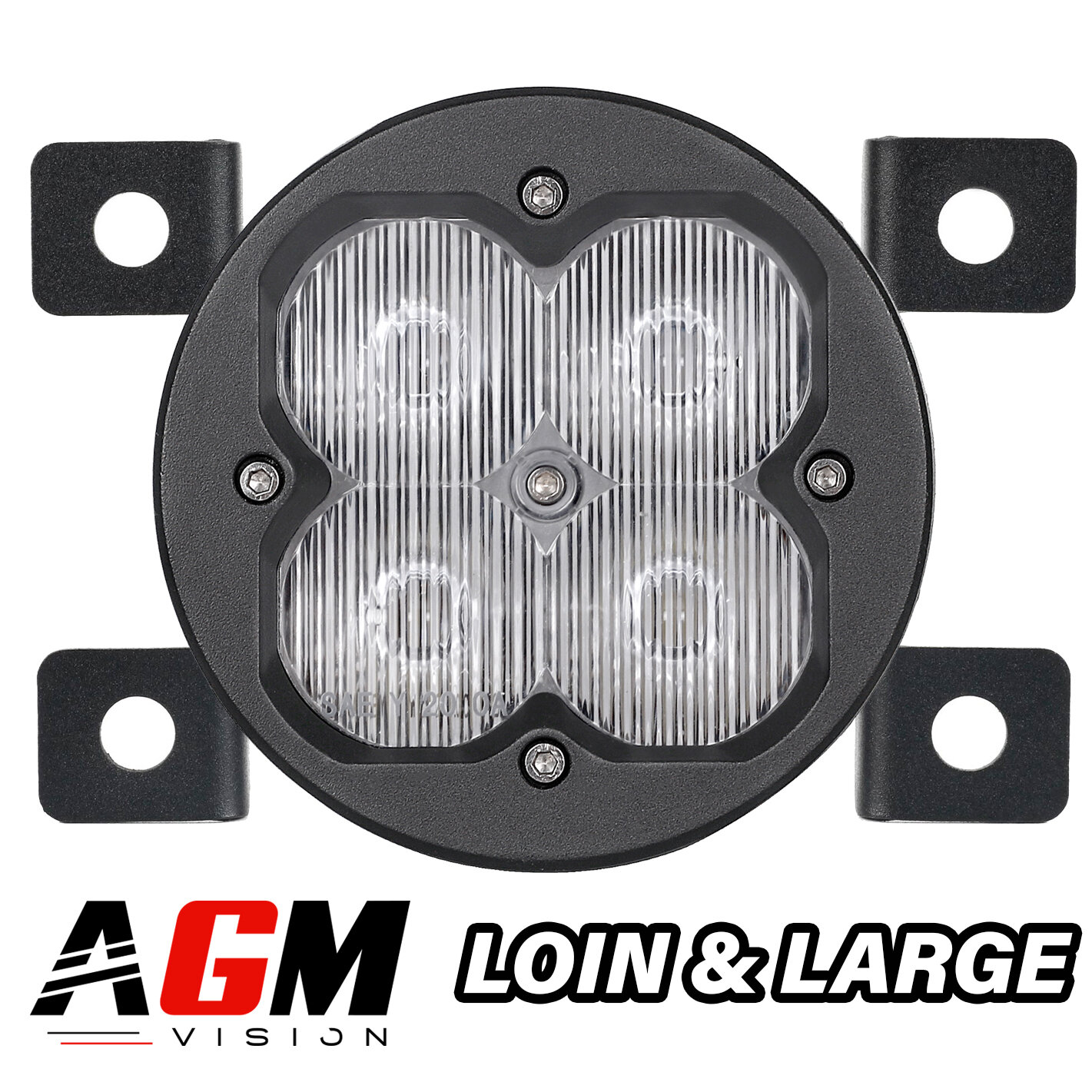PHARE LED ROND QUADRA TECH DRIVING AVEC SUPPORT D'INTÉGRATION 20W PHARE LED ROND QUADRA TECH DRIVING AVEC SUPPORT D'INTÉGRATION 20W