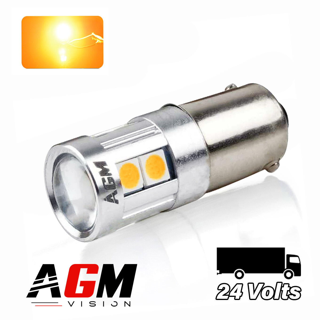 LED-Lampe T4W BA9S OPTIC PLUS - ORANGE - LKW 24V LED-Lampe T4W BA9S OPTIC PLUS - ORANGE - LKW 24V