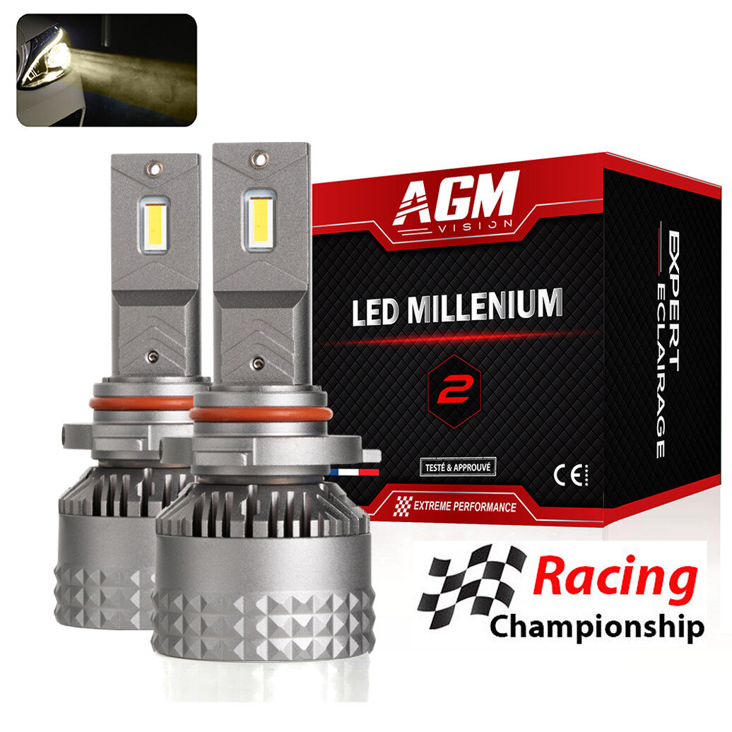 H10 MILLENIUM ホワイト 4000K LEDバルブキット - 130ワット、24480ルーメン H10 MILLENIUM ホワイト 4000K LEDバルブキット - 130ワット、24480ルーメン