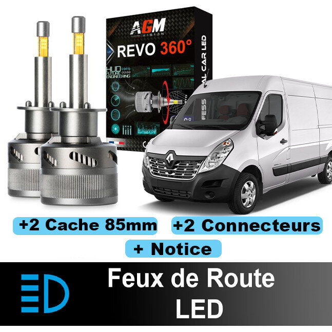 Pack faróis altos LED Renault Master 3 (2010 - 2020) Pack faróis altos LED Renault Master 3 (2010 - 2020)