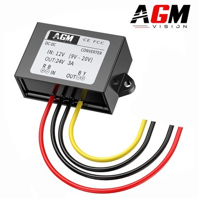 Convertisseur 24V AC Vers 12V DC 3A – Alimentation Stable Avec LED, Protection Surcharge/Court-Circuit, Pour Autoradio, Moteur, LED, Panneau Solaire