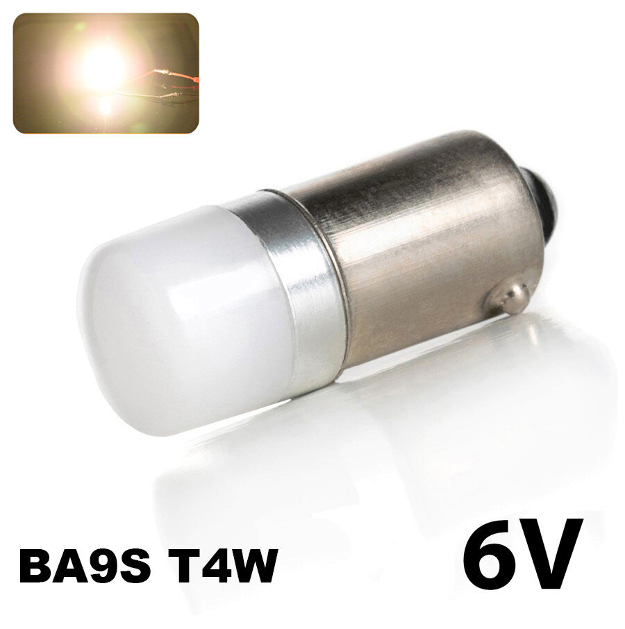 T4W BA9S ANGEL LED Bulb 6V (Warm White 4000K) T4W BA9S ANGEL LED Bulb 6V (Warm White 4000K)