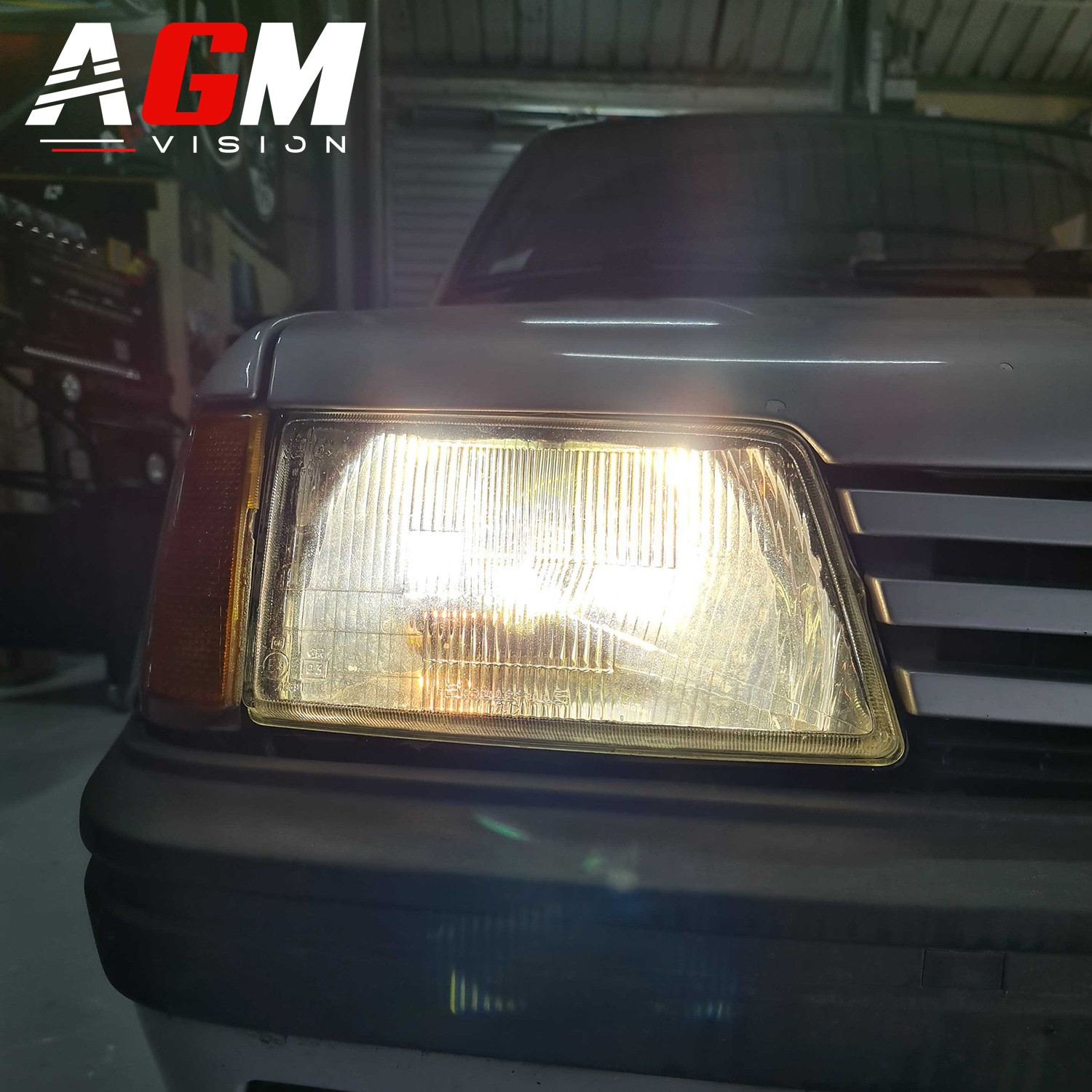Lampadina LED P45T H5 R2 SUPAREE 12V 10000LM 6000K, 400% Più Luminosa, Plug&Play Per Moto