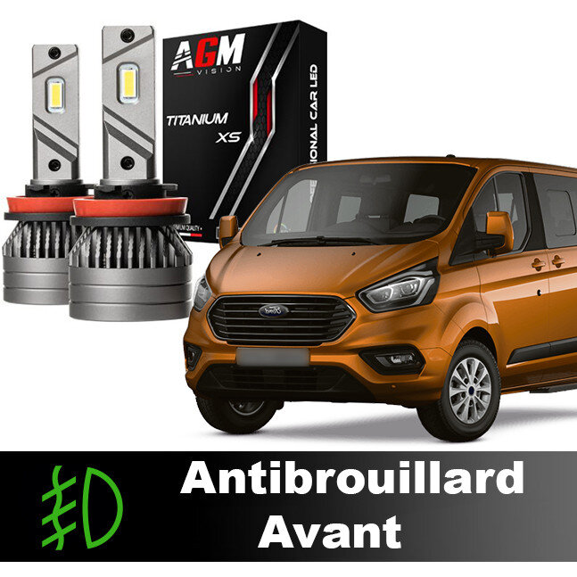 LED-Nebelscheinwerfer-Set vorne Ford Transit Custom 2017 - 2023 LED-Nebelscheinwerfer-Set vorne Ford Transit Custom 2017 - 2023