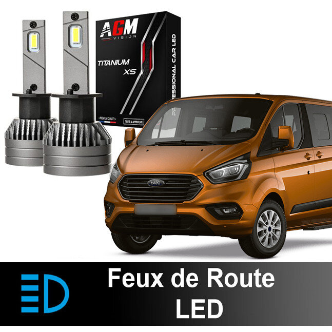 LED high beam pack FORD Transit Custom 2017 - 2023 - 90 watts - 15300 lumens LED high beam pack FORD Transit Custom 2017 - 2023 - 90 watts - 15300 lumens