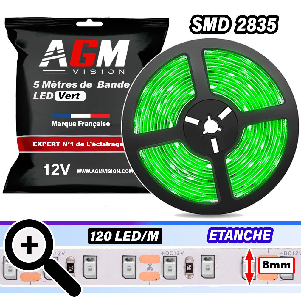 1 5-Meter 12V LED Strip, SMD 2835, Green Color, 120LED/M, IP68 WATERPROOF 1 5-Meter 12V LED Strip, SMD 2835, Green Color, 120LED/M, IP68 WATERPROOF