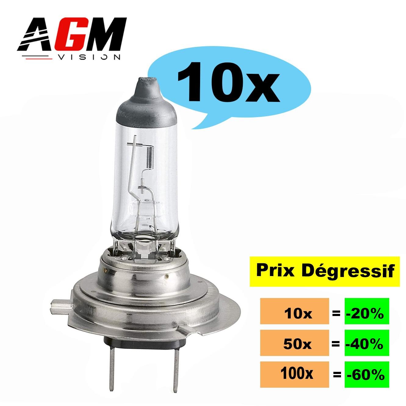 Set of 10 H7 55W STANDARD ST PRO halogen bulbs Set of 10 H7 55W STANDARD ST PRO halogen bulbs