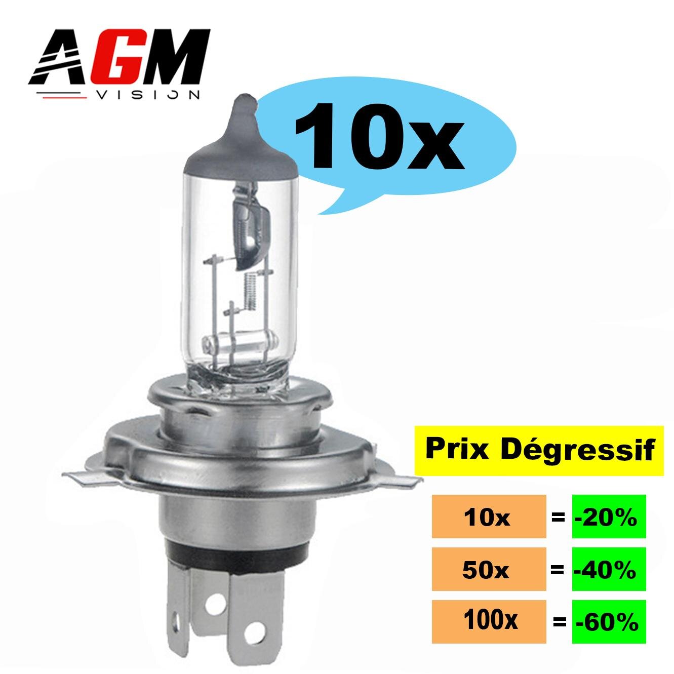 Set of 10 H4 60/55W halogen bulbs STANDARD ST PRO Set of 10 H4 60/55W halogen bulbs STANDARD ST PRO