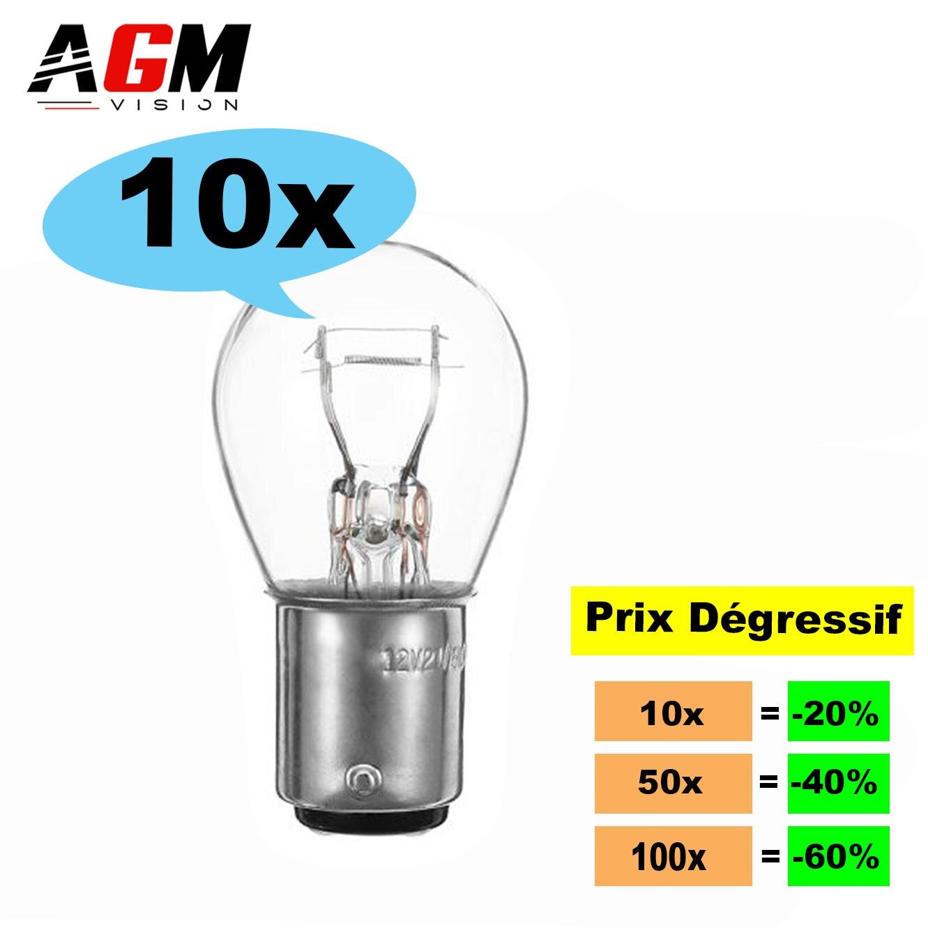 Pack of 10 STANDARD ST-PRO P21/5W halogen bulbs Pack of 10 STANDARD ST-PRO P21/5W halogen bulbs