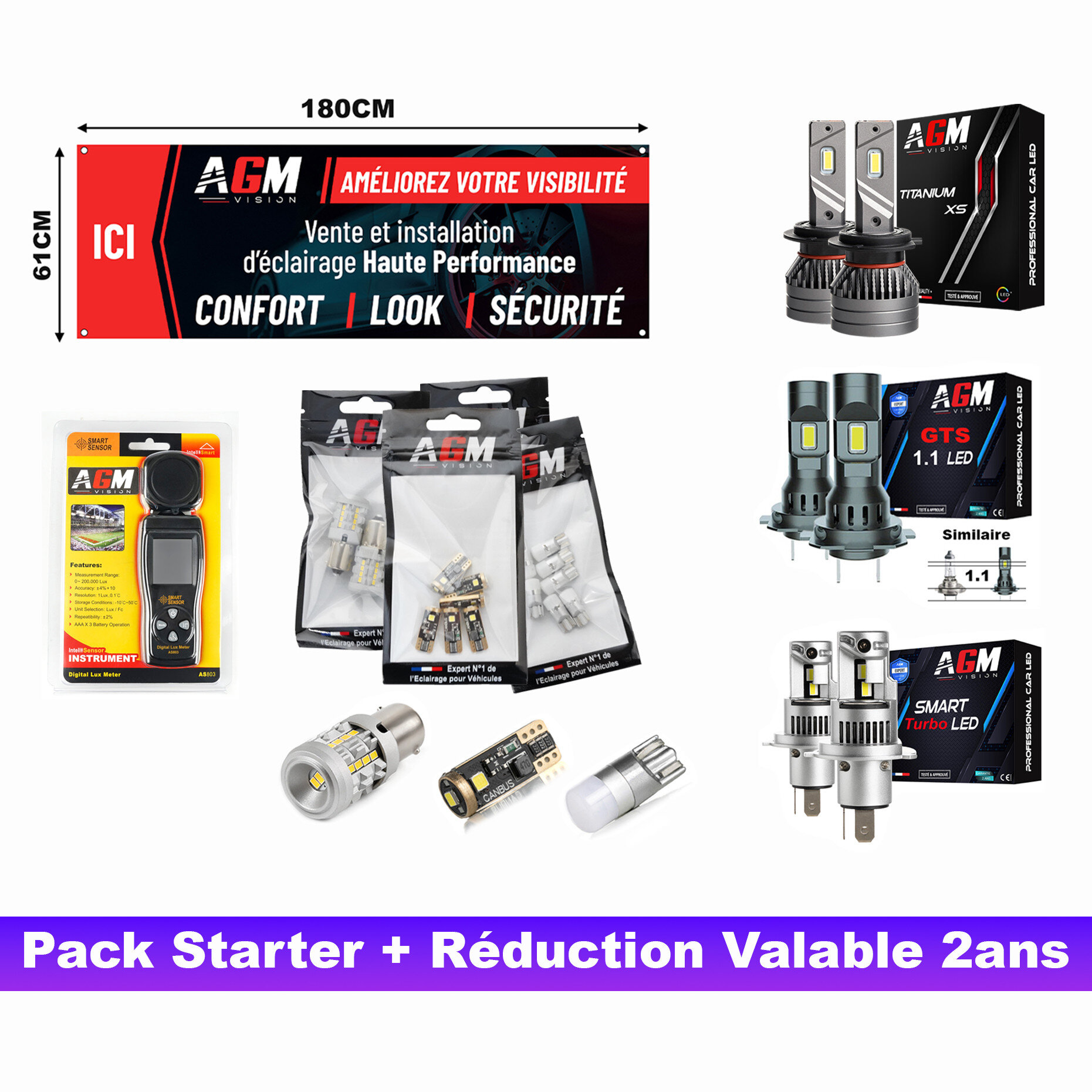 Pack Starter Garaje Revendedor Iluminación LED Pack Starter Garaje Revendedor Iluminación LED