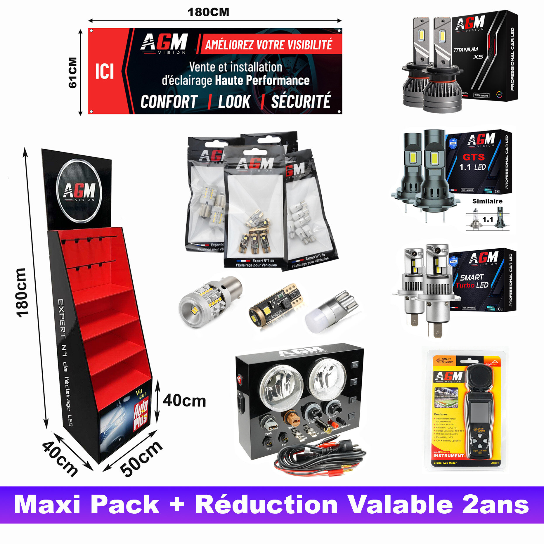 Maxi Pack Garaje Revendedor Iluminación LED Maxi Pack Garaje Revendedor Iluminación LED