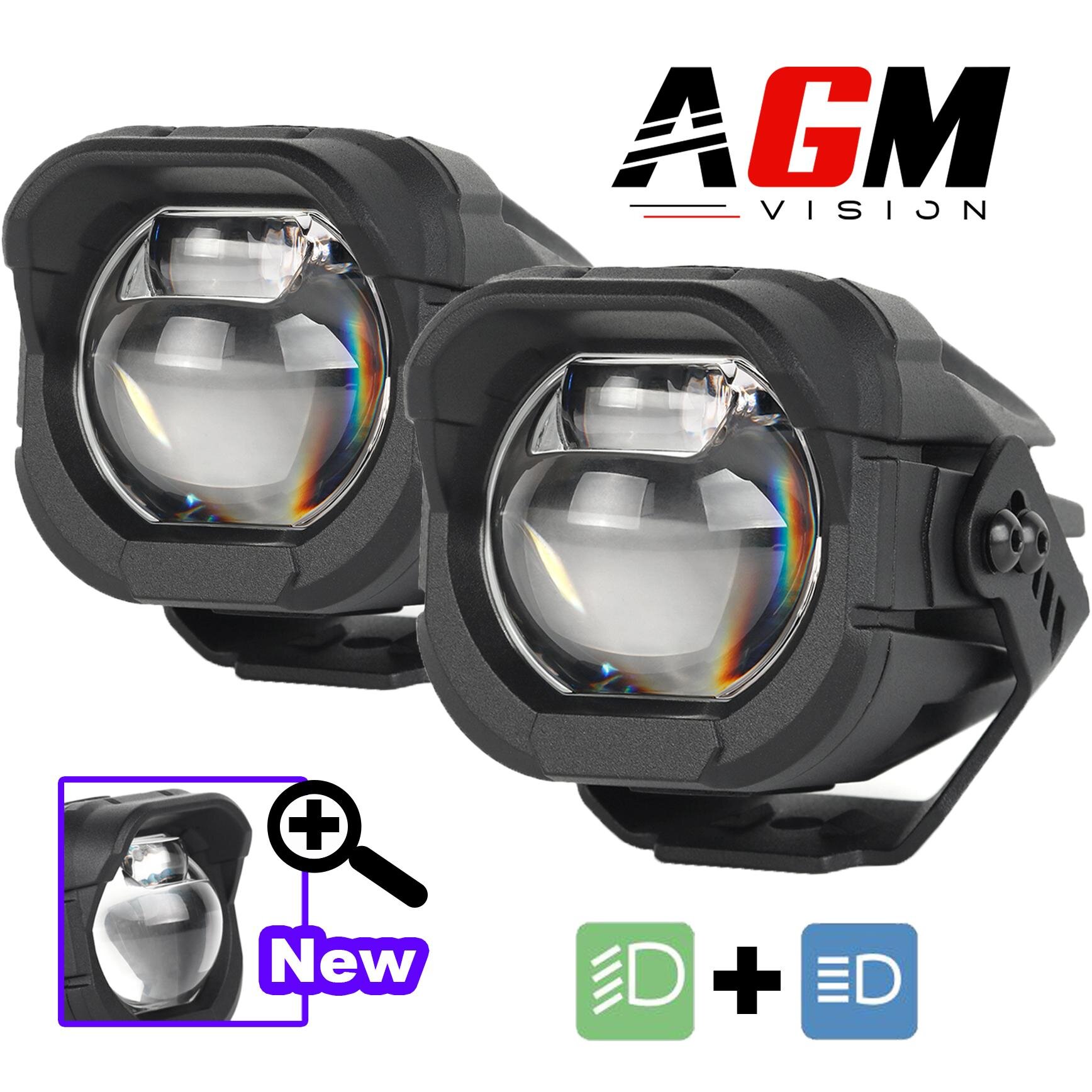 KIT 2 LED-SCHEINWERFER MOTORRAD QUAD ABBLEND-/FERNLICHT DZ-PRO 140 W KIT 2 LED-SCHEINWERFER MOTORRAD QUAD ABBLEND-/FERNLICHT DZ-PRO 140 W