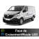 Pack feux de croisement/route LED Renault Trafic 3 2014 à 2021 - 70 watts - 10 100 lumens