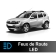 Pack feux de route LED Dacia Duster 1 2010 à 2017 - 90 watts - 15 300 lumens
