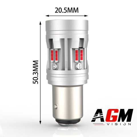 VORTEK MAX P21/4W-BAZ15D LED Bulb (Red)