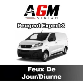 Pack LED Feux de Jour Peugeot Expert 3 de 2016 à 2024 - AGM Vision