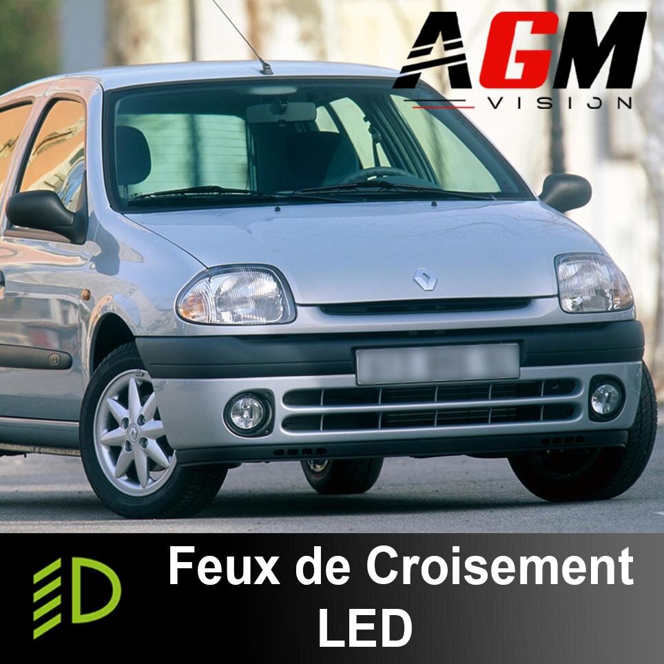 Pack LED feux de croisement Renault Clio 2 de 1998 à 2012 CANbus — free download