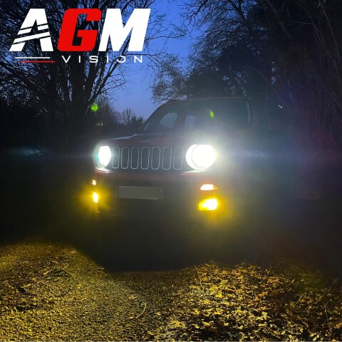 LED bulb kit H8 GTS 1.1 EVO R70W - Yellow 3000K - Ventilated