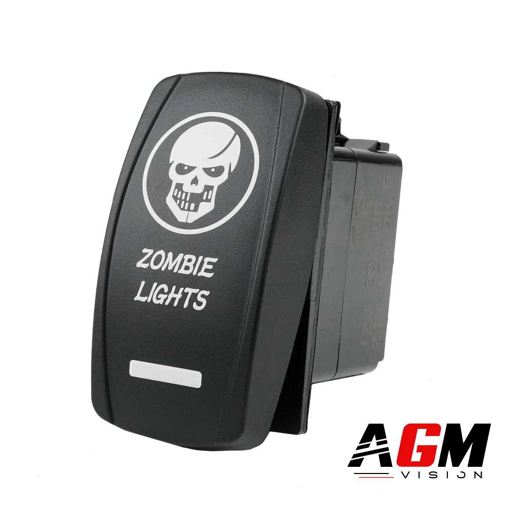 Bouton interrupteur ZOMBIE LED (avec éclairage) Bouton interrupteur ZOMBIE LED (avec éclairage)