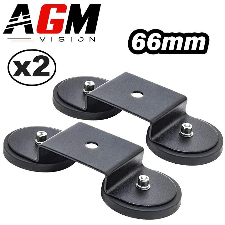 KIT 2 SUPORTES BARRA LED MAGNÉTICA 66mm - TIPO 2 KIT 2 SUPORTES BARRA LED MAGNÉTICA 66mm - TIPO 2