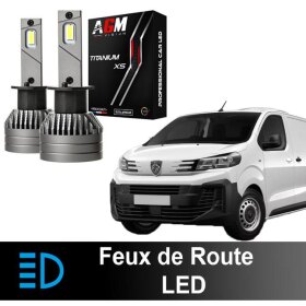 Pack LED feux de route Peugeot Expert 3 (à partir de 2024) - AGM Vision
