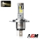 Ampoule LED H4 LP1 blanc chaud 4300K