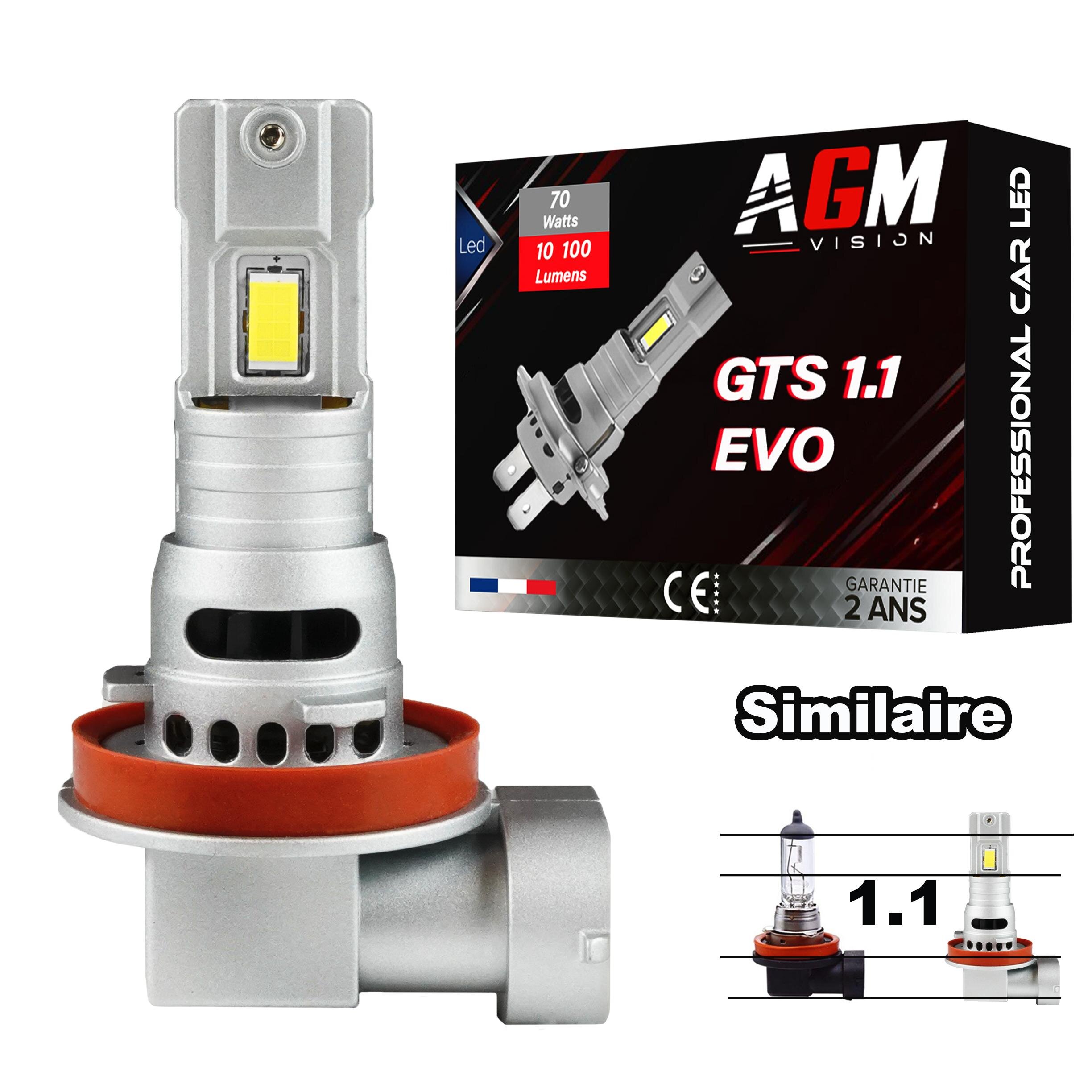 LED Bulb H8 GTS 1.1 EVO R35W - White 6500K - Ventilated, mini size and powerful 35 W, 5050 lumens LED Bulb H8 GTS 1.1 EVO R35W - White 6500K - Ventilated, mini size and powerful 35 W, 5050 lumens