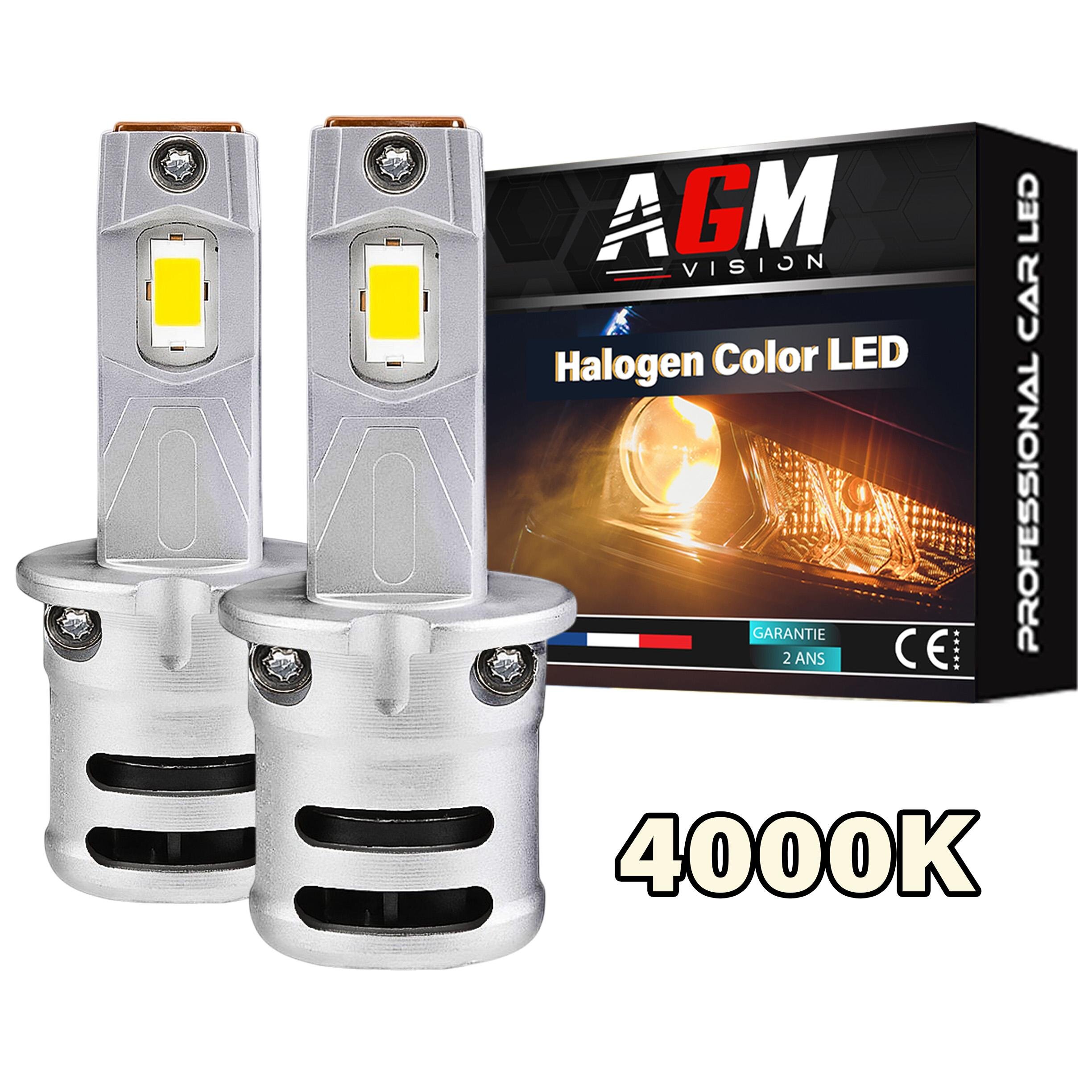 LED-lampenset H3 VINTAGE GTS EVO R60W - Halogeenkleur 4000K- Geventileerd, mini formaat en krachtig 60W, 9000 lumen LED-lampenset H3 VINTAGE GTS EVO R60W - Halogeenkleur 4000K- Geventileerd, mini formaat en krachtig 60W, 9000 lumen
