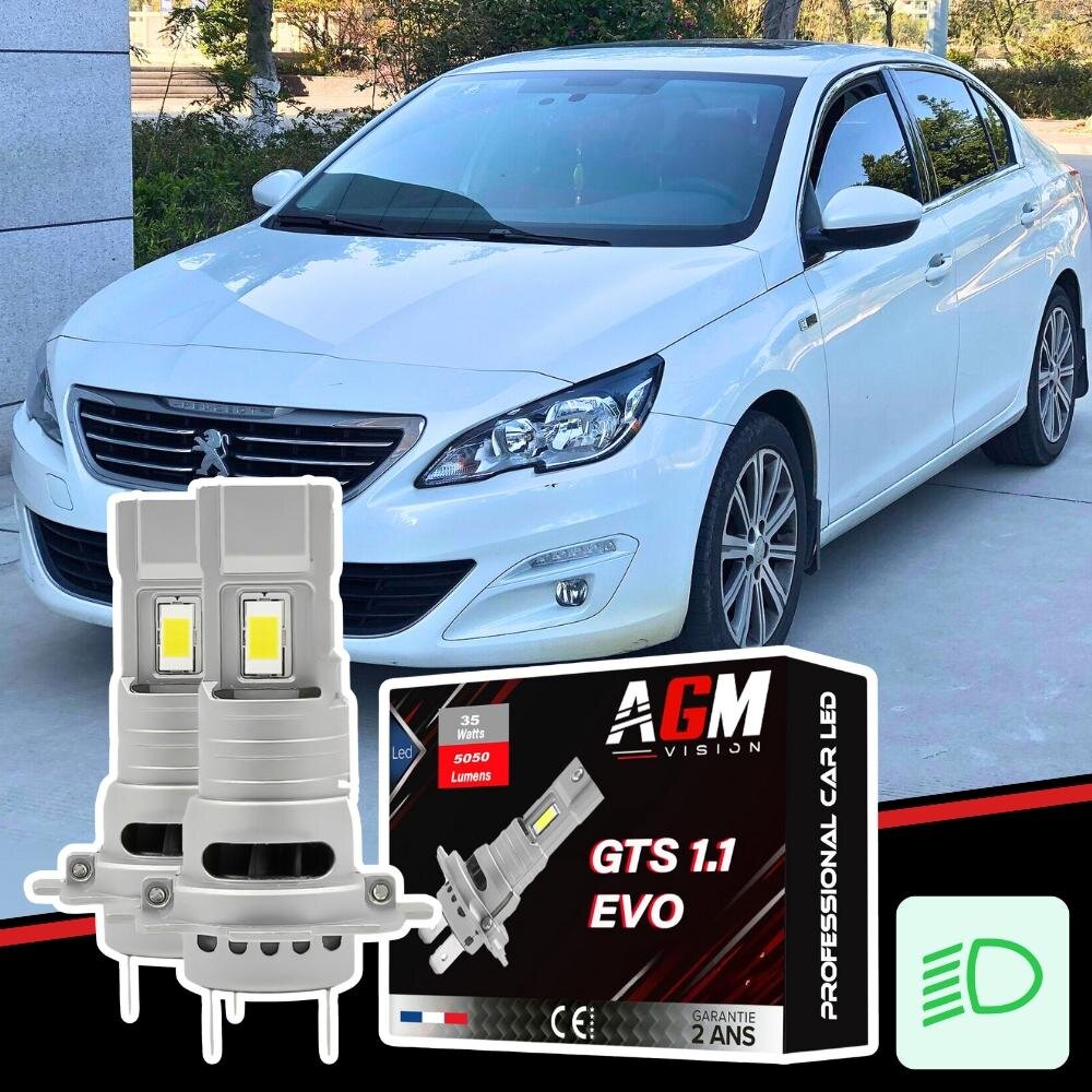 Kit LED faróis baixos Peugeot 408 Kit LED faróis baixos Peugeot 408