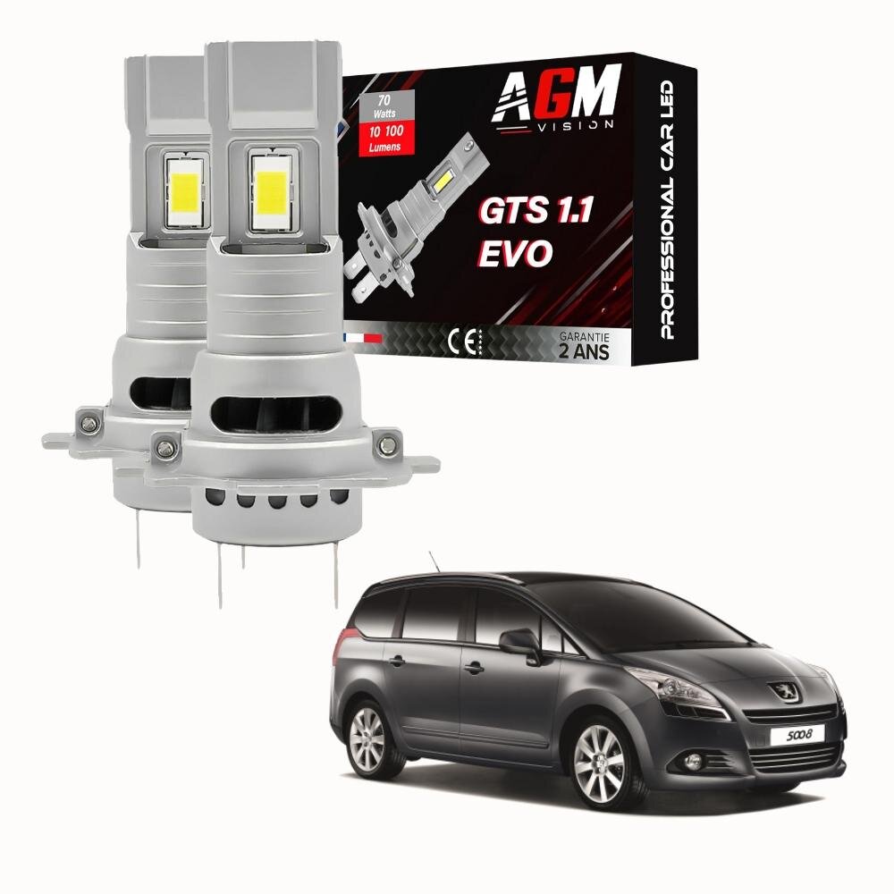 Peugeot 5008 I LED low beam kit 70 W 10800 lm, powerful