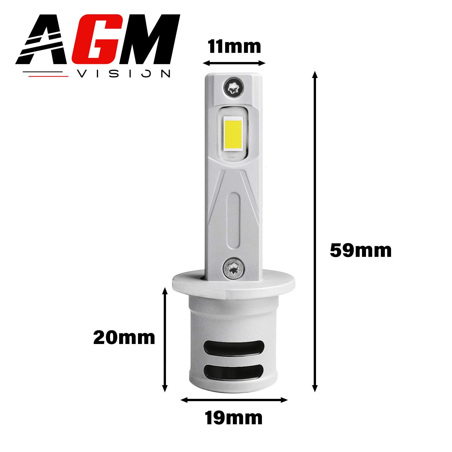 H1 LED Bulb VINTAGE GTS EVO R30W - Halogen Color 4000K - Motorcycle ...