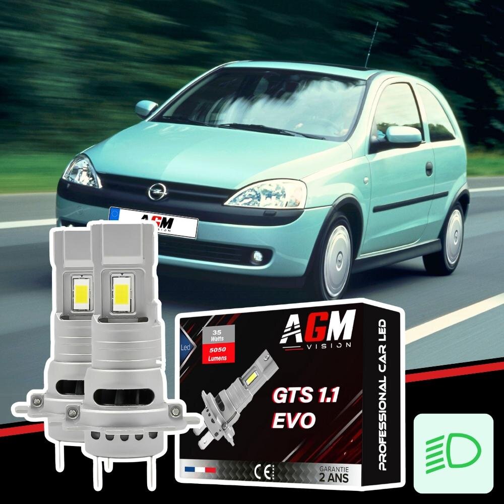 Kit faróis baixos LED Opel Corsa C Kit faróis baixos LED Opel Corsa C