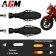 Kit 2 clignotants moto LED Aerodark 2 en 1 - Clignotant dynamique + feu de position blanc + animation au démarrage