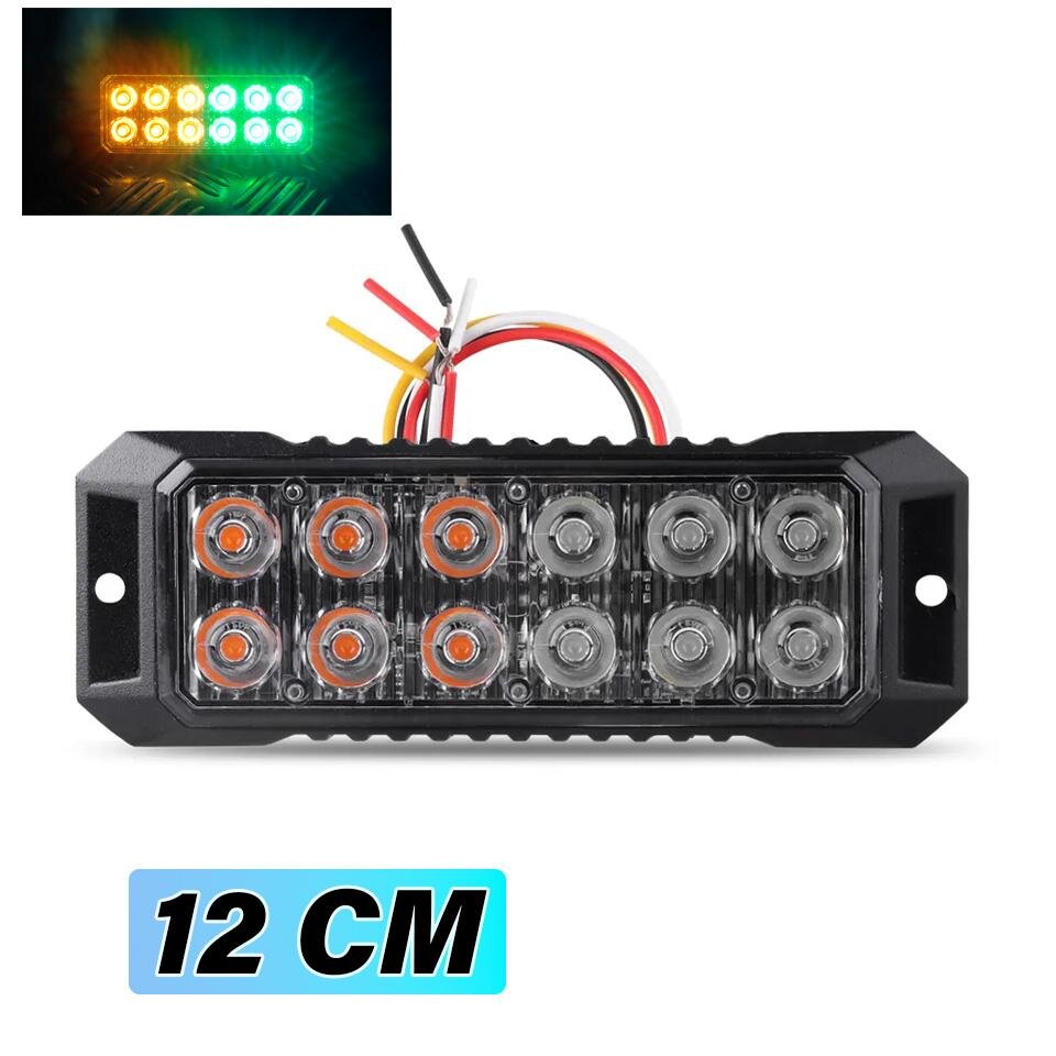 Luz de Penetração Dual LED VERDE/LARANJA 12CM Luz de Penetração Dual LED VERDE/LARANJA 12CM