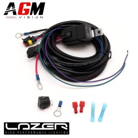 1本用LEDバー配線キット（3ピン、Superseal、20A-12V） - AGM Vision