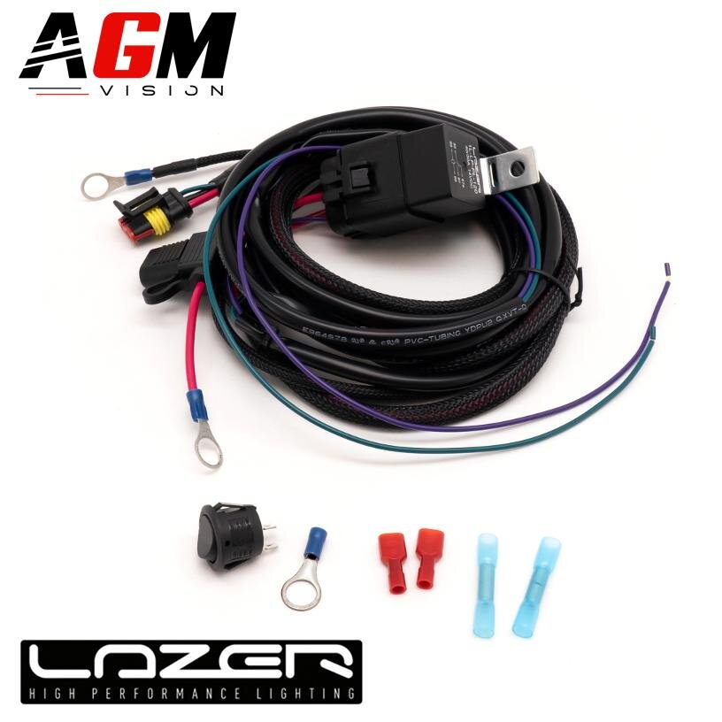 Verkabelungssatz für 1 LED-Leiste (3-polig, Superseal, 20A-12V) Verkabelungssatz für 1 LED-Leiste (3-polig, Superseal, 20A-12V)