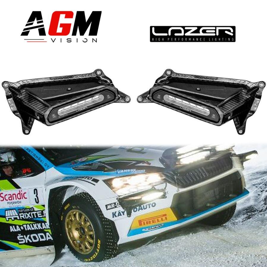 Lazer LED-Eckbeleuchtungspods für Rallye - SKODA R5 Lazer LED-Eckbeleuchtungspods für Rallye - SKODA R5