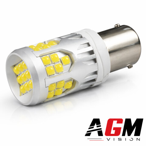 Ampoule LED P21W-BA15S - UltraBoost Recul Blanc