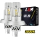Kit Bombillas LED R2 P45T GT - AMARILLO 3000K