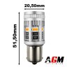 LED Bulb PY21W-BAU15S - Luxoa Super Canbus - Orange