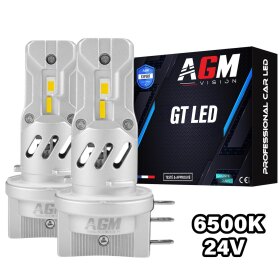Kit Ampoules LED H15 GT - BLANC 6500K - 24 Volts - AGM Vision